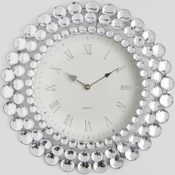 zegar ścienny z kryształkami crystal ø 45 cm