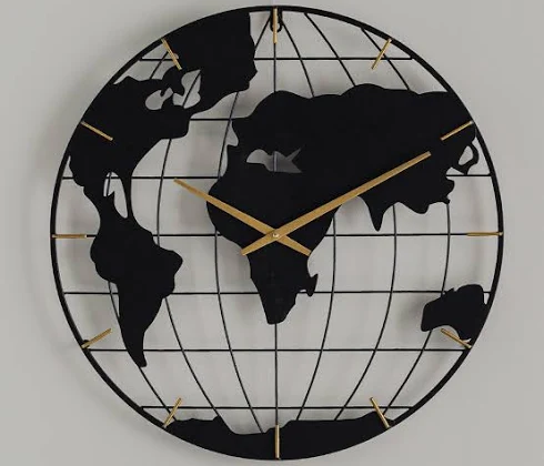 zegar ścienny worldos ø 60 cm