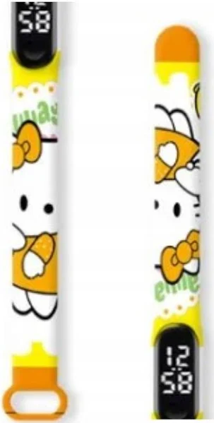 Zegarek cyfrowy LED Hello Kitty Żółty