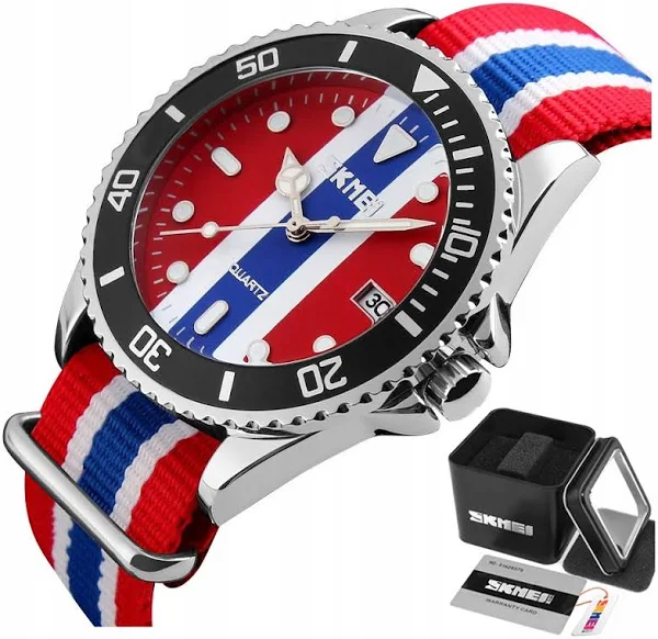 Zegarek męski SKMEI 9133 Datownik nylon