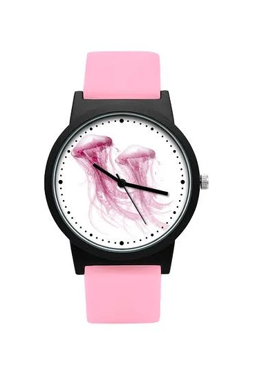 zegarek z silikonowym paskiem MEDUZY