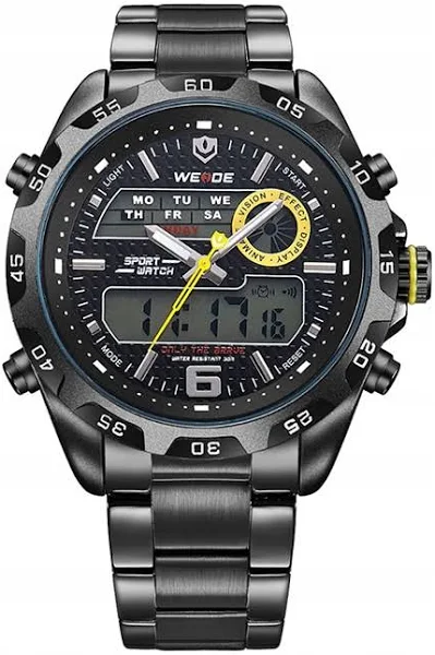 Zegarek męski Weide elektroniczny bransoleta data