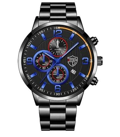 Zegarek Męski Z Bransoletką Stalowy