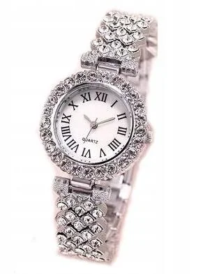 Zegarek Damski Z Bransoletką Srebrny 932