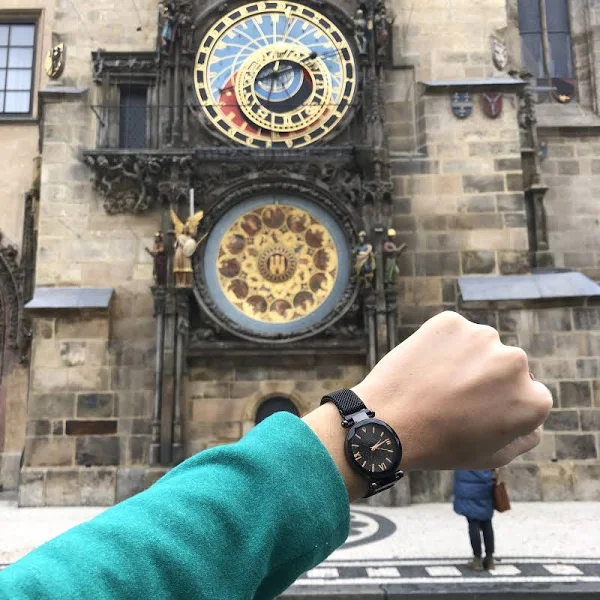 Zegarek z paskiem magnetycznym