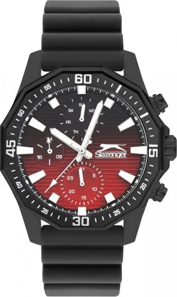 Zegarek męski SLAZENGER SL.09.2298.2.08 czerwony fashion