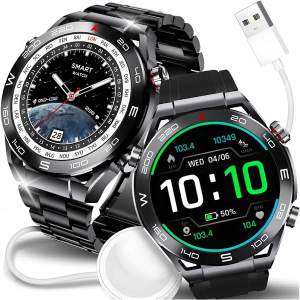 Smartwatch Zegarek Dla Seniora Ciśnienie Tętno Saturacja Polski