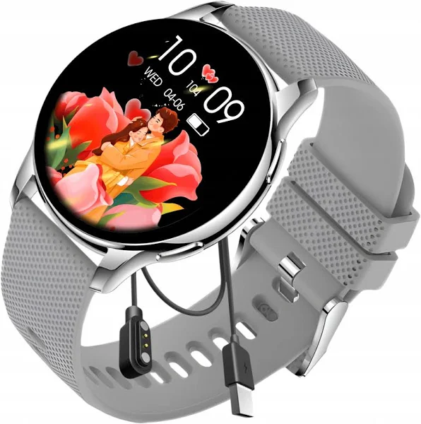 Smartwatch Sara + bransoleta srebrna