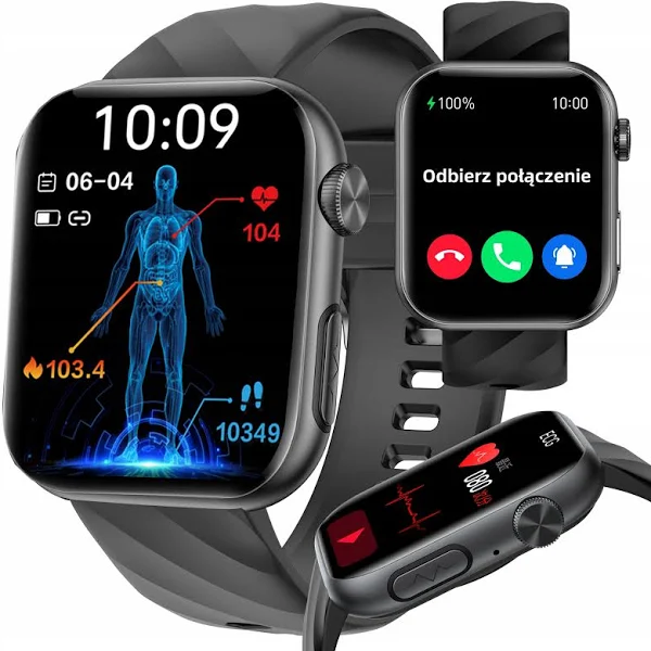 Smartwatch MARSYU MT500 J.POLSKI czarny