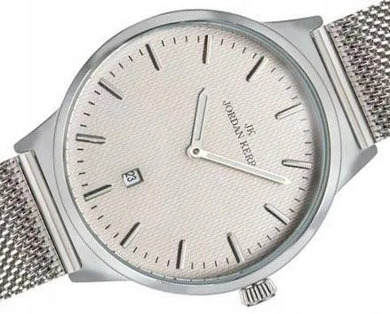 Zegarek Damski z Datownikiem Jk Bransoletka Mesh