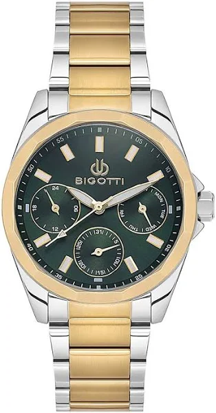 Bigotti Unisex Zegarek Srebrny