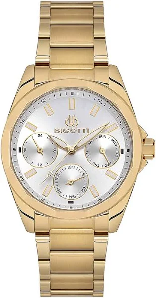 Bigotti Unisex Zegarek Złoto