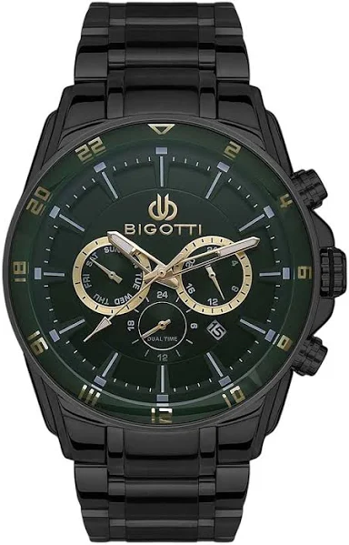 Bigotti Męskie Zegarek Czarny