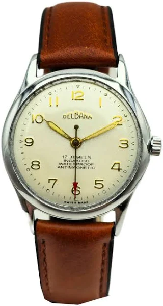 Zegarek DELBANA z lat 50-tych STAN BDB W2