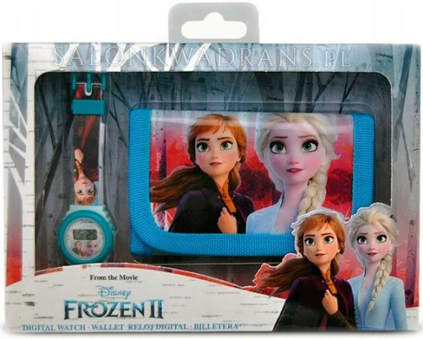 Zegarek cyfrowy z portfelikiem Kraina Lodu 2 Wd20751 Kids Euroswan