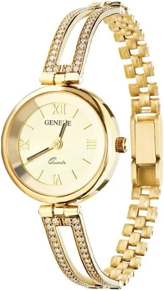 Zegarek złoty damski analogowy