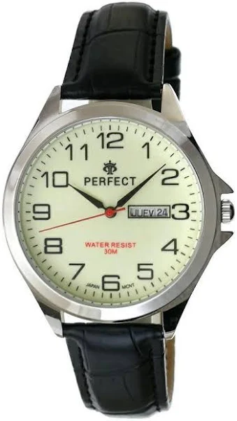 ZEGAREK PERFECT MĘSKI C412-P SREBRNA KOPERTA