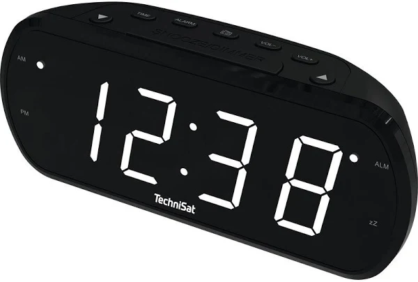 Radiobudzik TechniSat Digiclock 1 Czarny