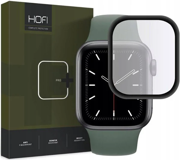 Szkło hybrydowe Hofi Hybrid Glass Apple Watch 4/5/6/SE Black