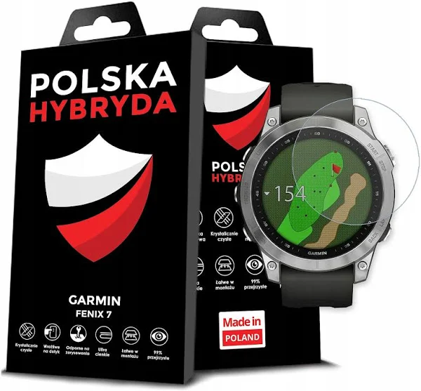 6 Szt Szkło Hybrydowe Szkiełko Na Smartwatch Zegarek Do Garmin Fenix 7