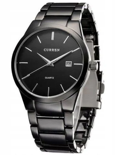 Zegarek męski Curren Bard datownik stalowy Grawer