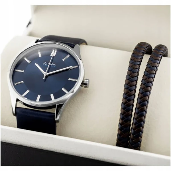 Zegarek Męski Pacific+bransoletka+etui