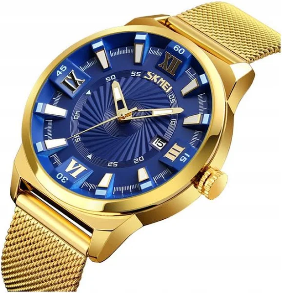Zegarek męski Skmei analogowy bransoleta datownik smok