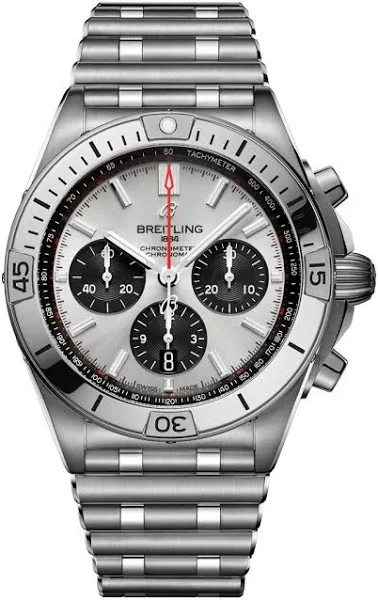 Zegarek grawer Męski Breitling Chronomat B01 42 AB0134101G1A1 "używany