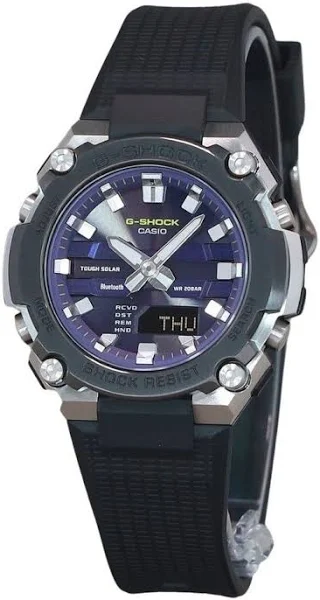 Casio Men's G-Shock Round Watch Black Resin *Stainless Steel GST-B600A-1A6