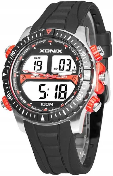 Wielofunkcyjny Damski Zegarek Xonix WR100m Duży