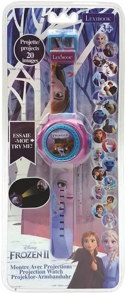 Lexibook Zegarek projektor Frozen z 20 obrazami do wyświetlenia DMW050FZ