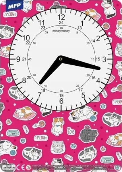 Zegar dziecięcy MFP z obrazkiem girls 5301196