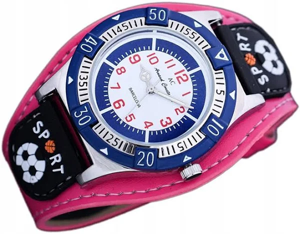 Zegarek dziecięcy analogowy piłkarski Barcelona
