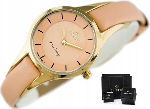 Zegarek damski G. Rossi Enrica +box +grawer klasyczny skórzany