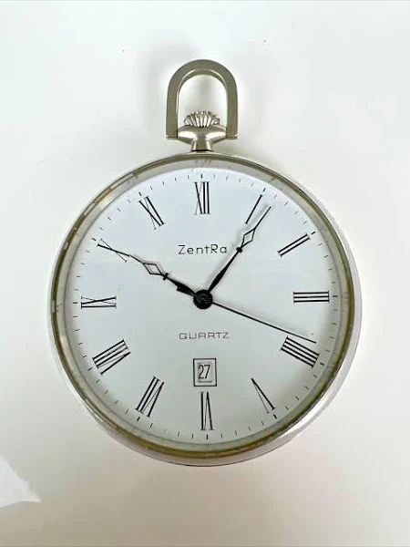 Zentra Mechaniczny Zegarek Kieszonkowy Zegarek Męski Pocket Watch 1-2