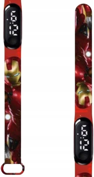 Zegarek cyfrowy Led Iron Man Avengers Dla Dzieci