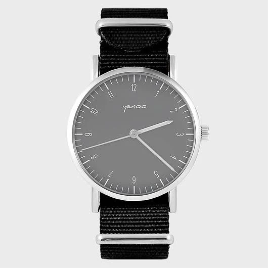 Zegarek - Simple biały - brzoskwiniowy róż