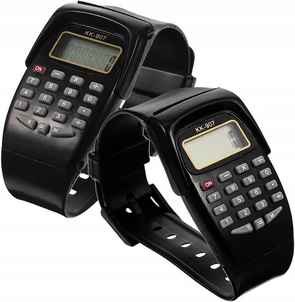 Zegarek z kalkulatorem dla chłopców przenośny 2 szt