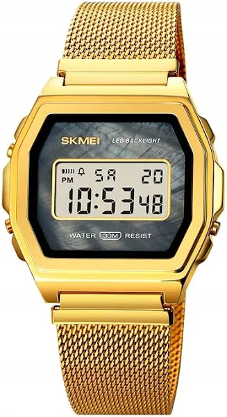 Zegarek męski Skmei N1069a bransoleta mesh Led