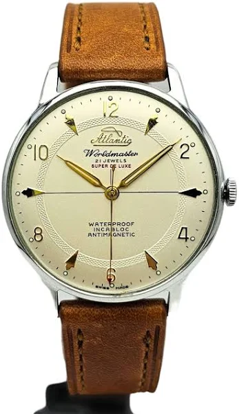 męski ATLANTIC WORLDMASTER SUPER DELUXE odrestaurowany GILOSZ