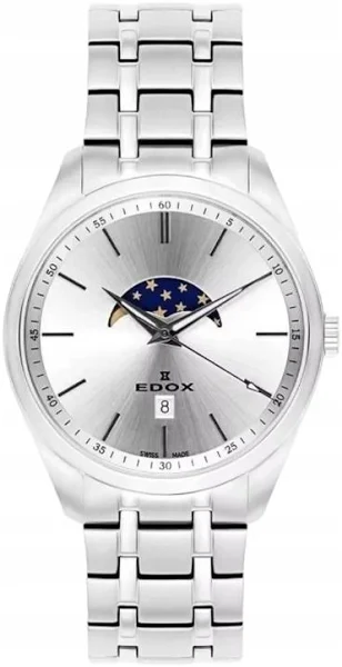 EDOX Les Vauberts Moonphase 79018-3M-AIN