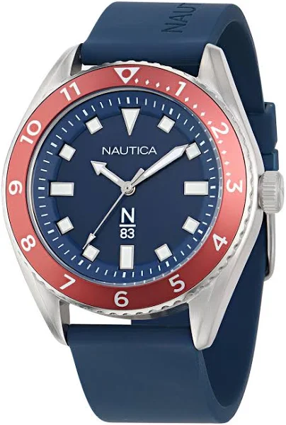 Męski Zegarek Nautica niebieski Finn World NAPFWF404