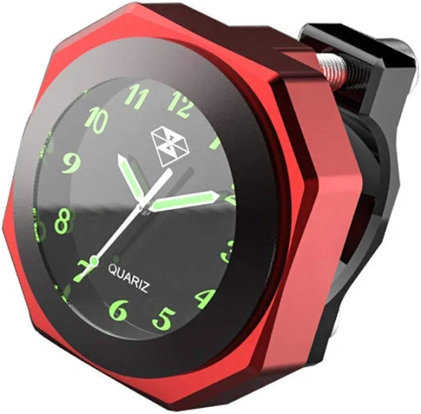 Wodoszczelny zegarek motocyklowy czarny niebieski czerwony srebrny do rowerów/motocykli