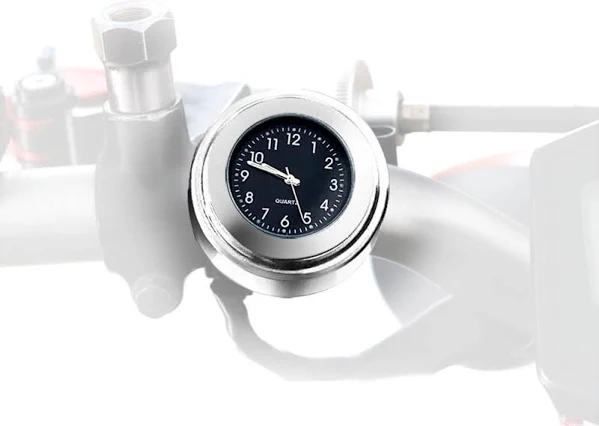 Zegar na kierownicę do custombike Craftride z uchwytem na kierownicę chr CB22335