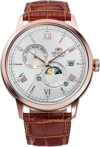 Zegarek Orient RA-AK0801S10B / Bambino Sun & Moon / Męski