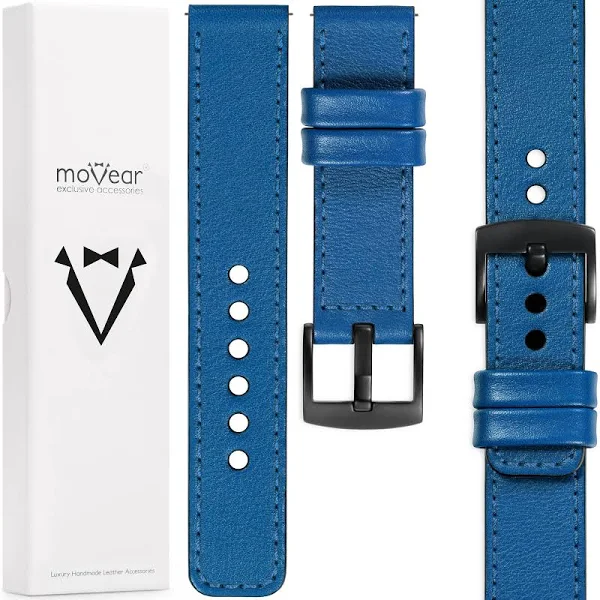 pasek skórzany 20mm do zegarka premium Włoska skóra Movear