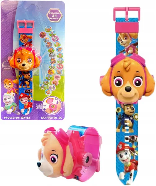 Psi Patrol Zegarek Z Projektorem Skye