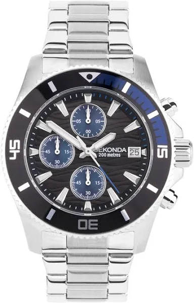 Zegarek Męski Sekonda 30116 srebrny