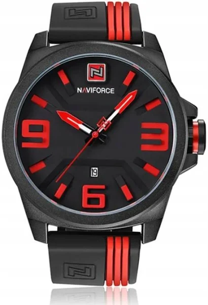 Zegarek męski Naviforce pasek skóra datownik