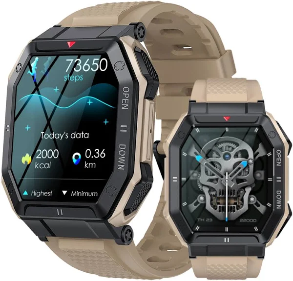 Smartwatch Męski Militarny Rozmowy Wielofunkcyjny Kardiowatch Ekg Pl